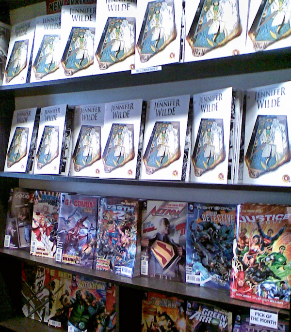 Jennifer Wilde issue 2 on the shelves of SubCity Comics in Dublin Jennifer Wilde issue 2 on the shelves of SubCity Comics in Dublin
